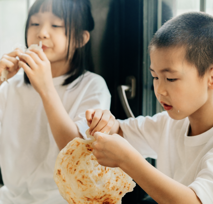 孩子早餐日常
